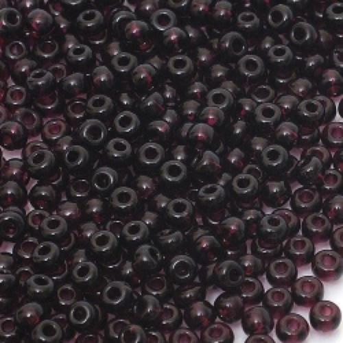 Margele de nisip Preciosa Ornela 6/0 29001/20080 Transparent Dark Amethyst — Imaginea 1