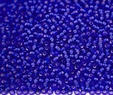*Margele De nisip Preciosa Ornela 8/0 19001/35056 Silverlined Cobalt — Imaginea 1