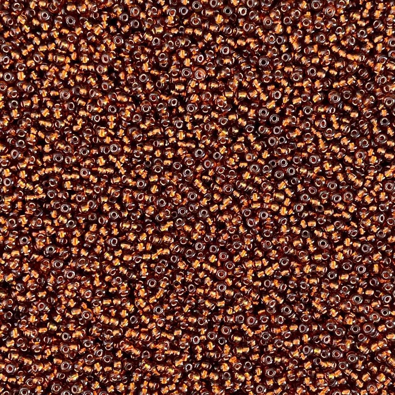*Margele de nisip Preciosa Ornela 10/0 Silver-lined Amber