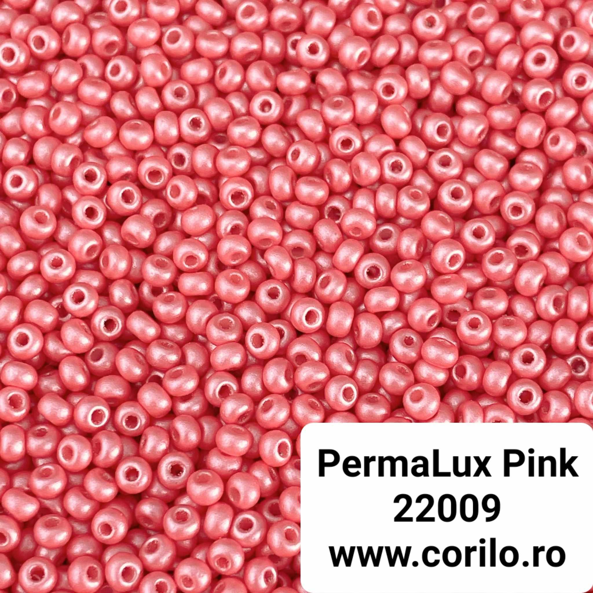 Margele De Nisip Preciosa Ornela 8/0 19001/22009 Permalux Pink — Imaginea 1