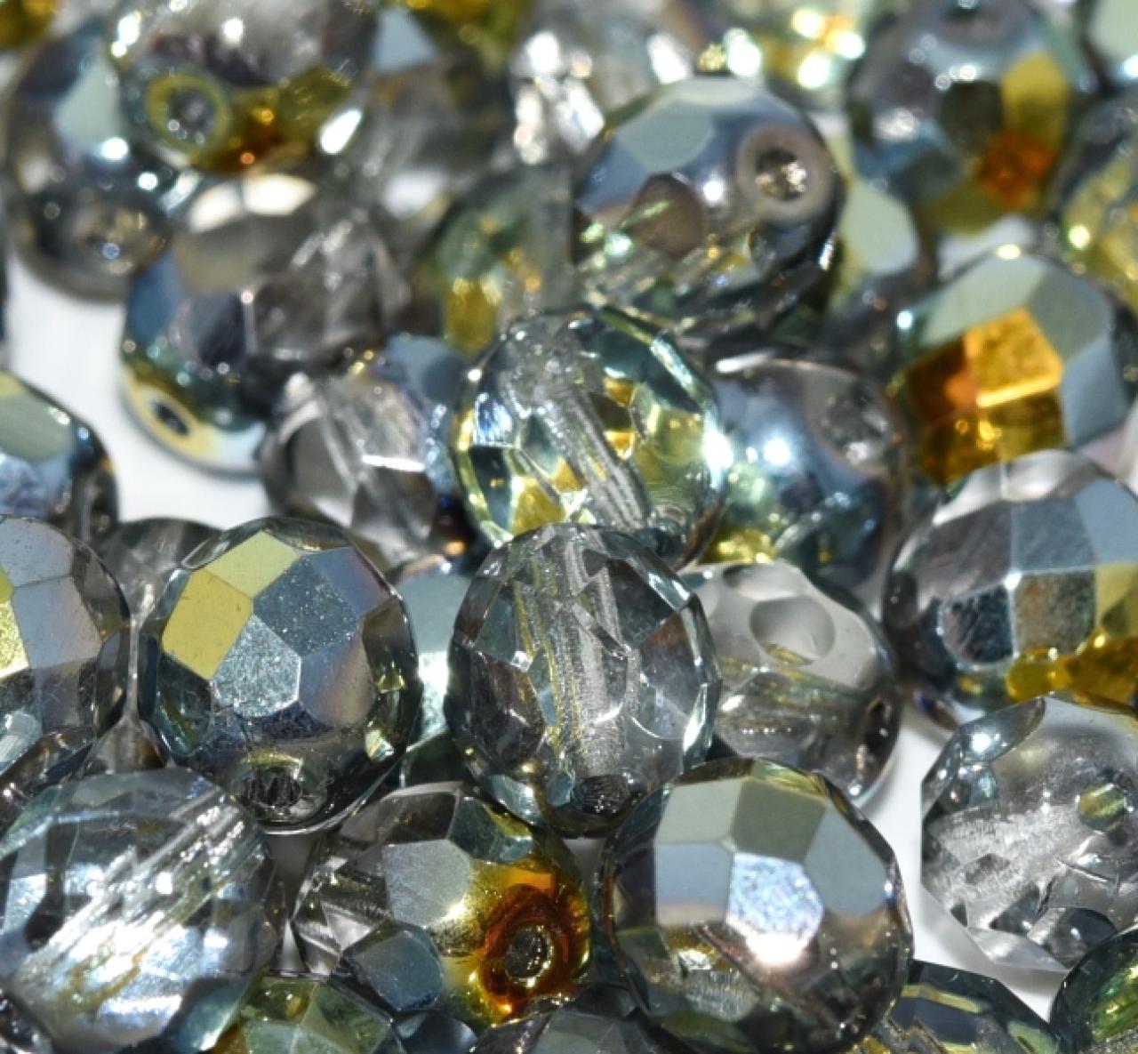 Margele Cehesti Fire-Polish 8mm 28001/00030 Crystal Marea