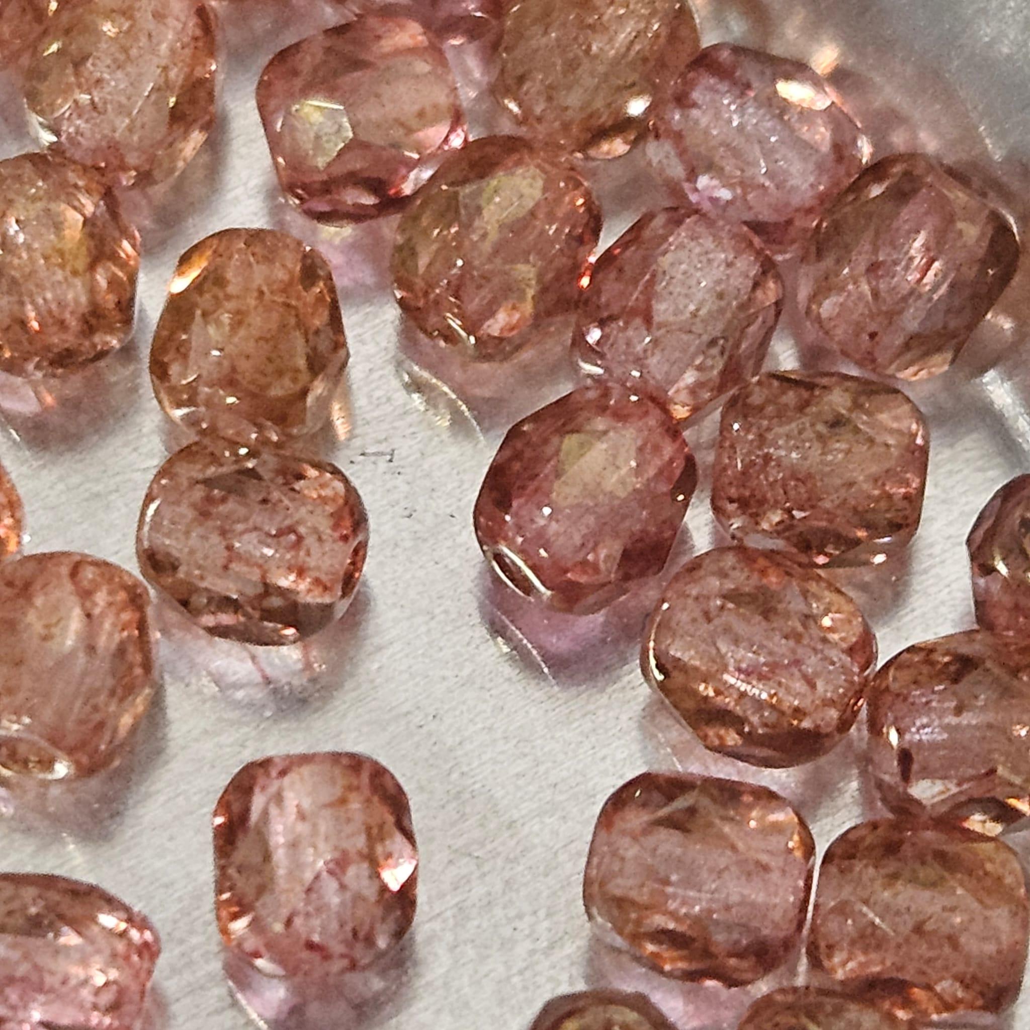 Margele Cehesti Fire-Polish 4mm 15495/00030 Crystal Teracota Red — Imaginea 1