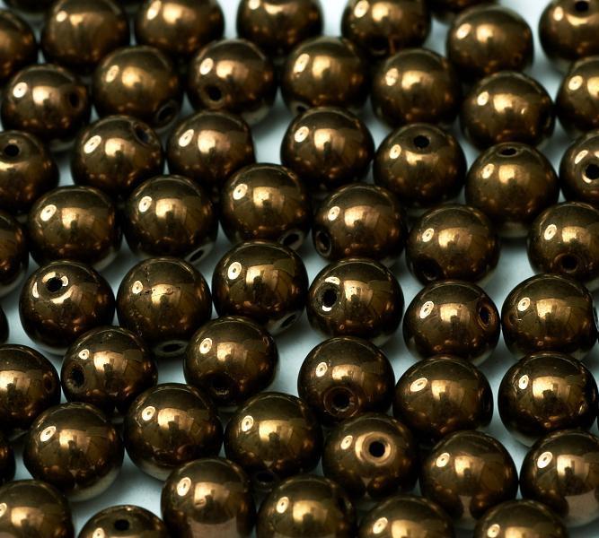 Margele Rotunde 8mm 14415/23980 Jet Bronze — Imaginea 1