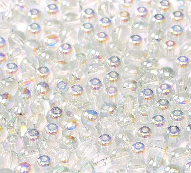 Margele Rotunde 4mm98538/00030 Crystal Blue Rainbow — Imaginea 1