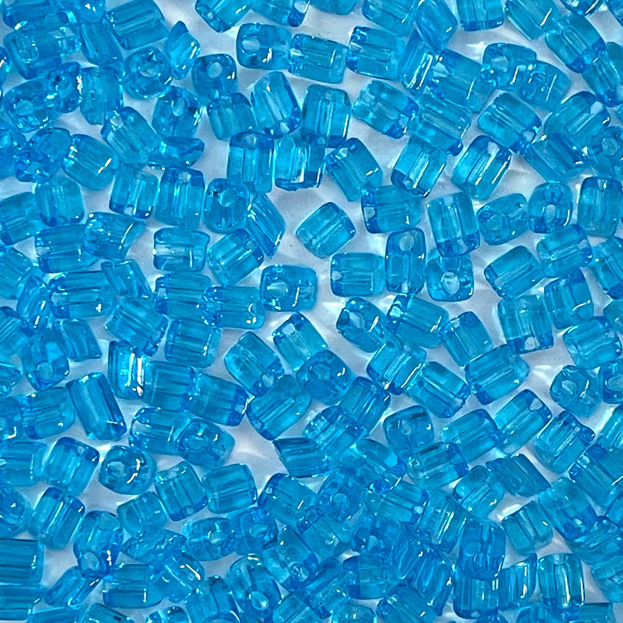 Preciosa Oblongs Oblique 3.5mm 71001/60150 Transparent Blue — Imaginea 1