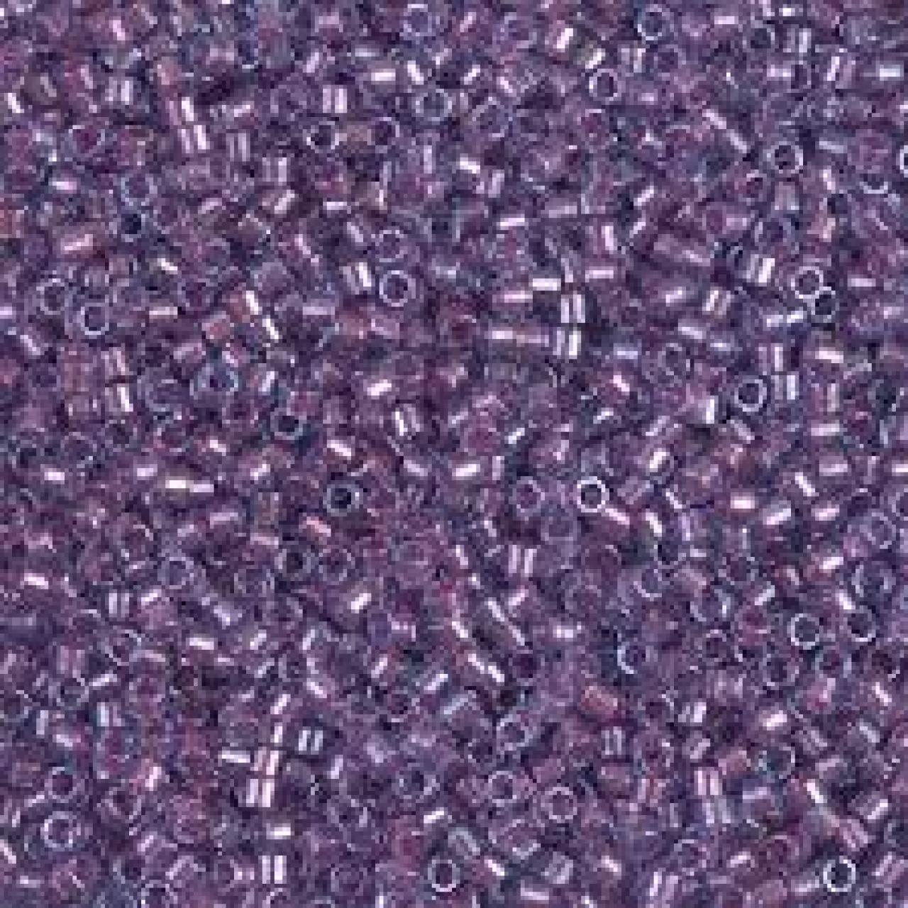 Delica 10/0 DB100922 Sparkling Rose Lined Aqua