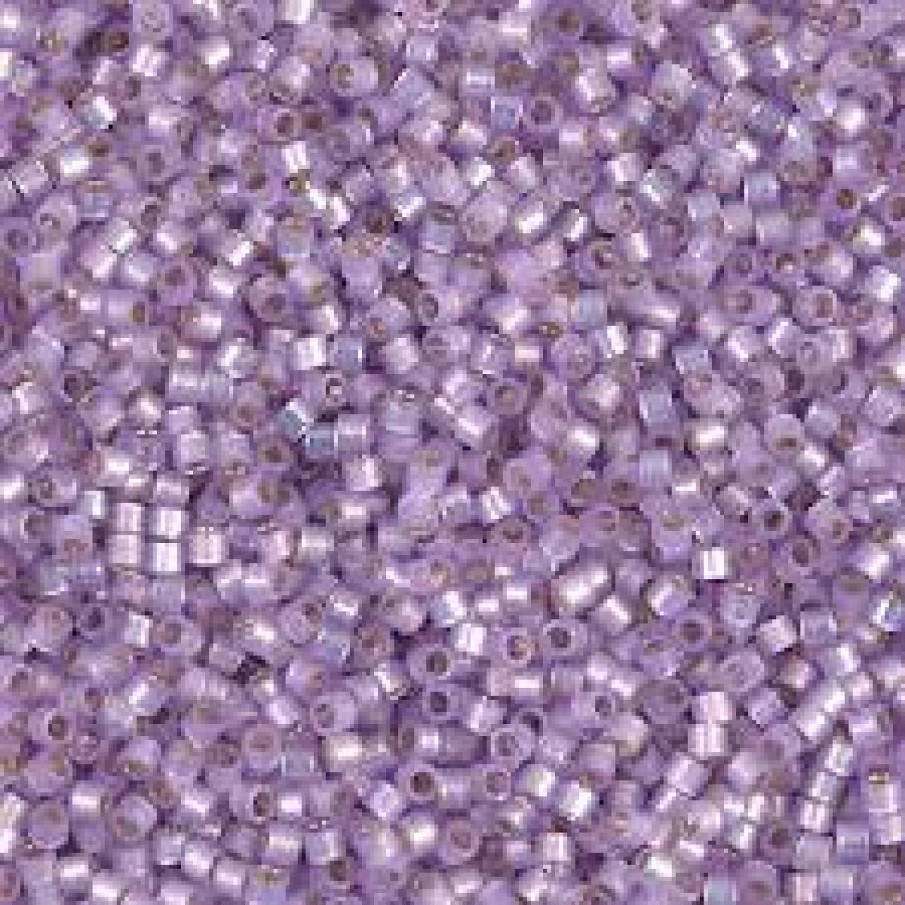 Delica 10/0 DB100629 S/L Lavander Alabaster Dyed
