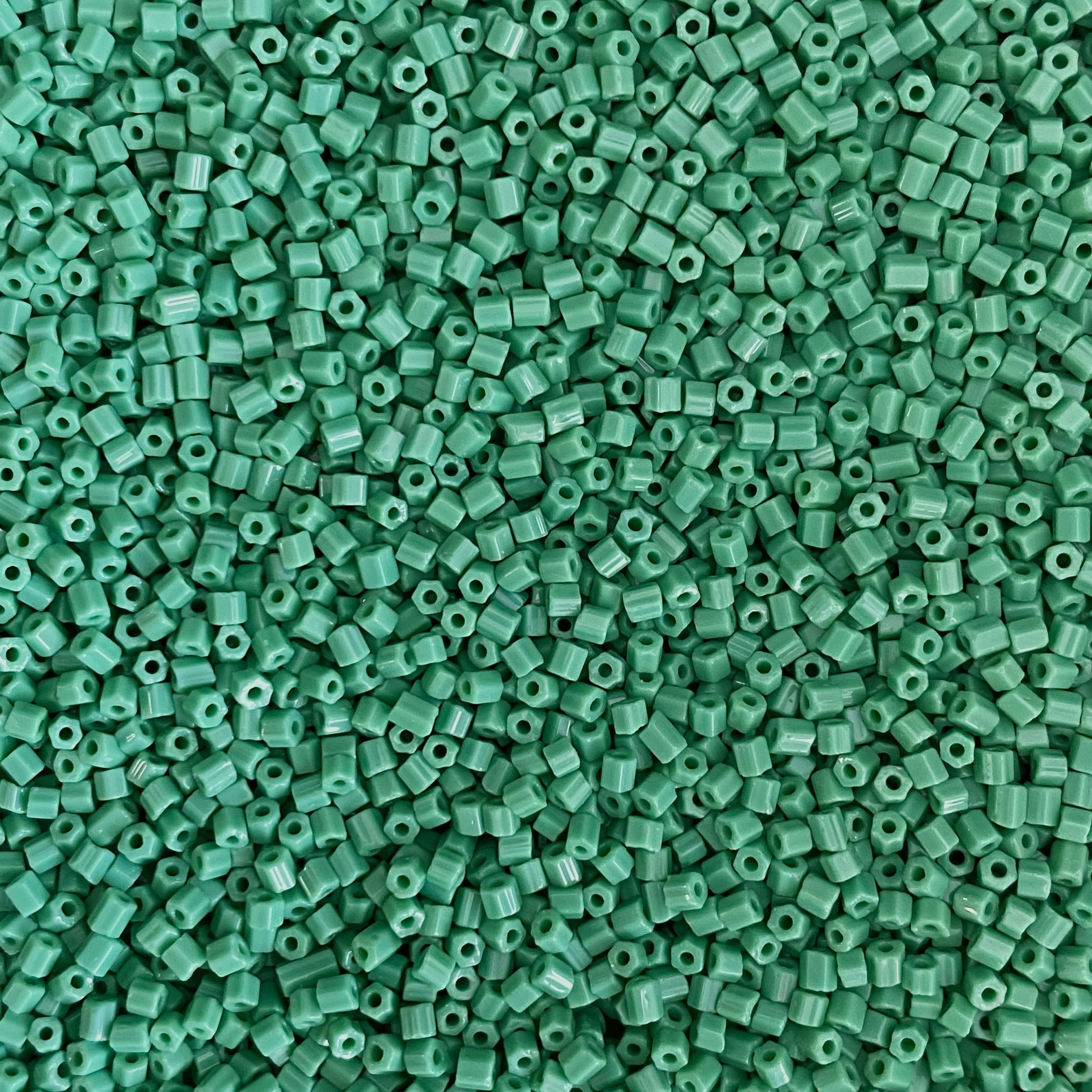 Preciosa Bugle Fatetate 2mm 31001/53250 Op. Green — Imaginea 1