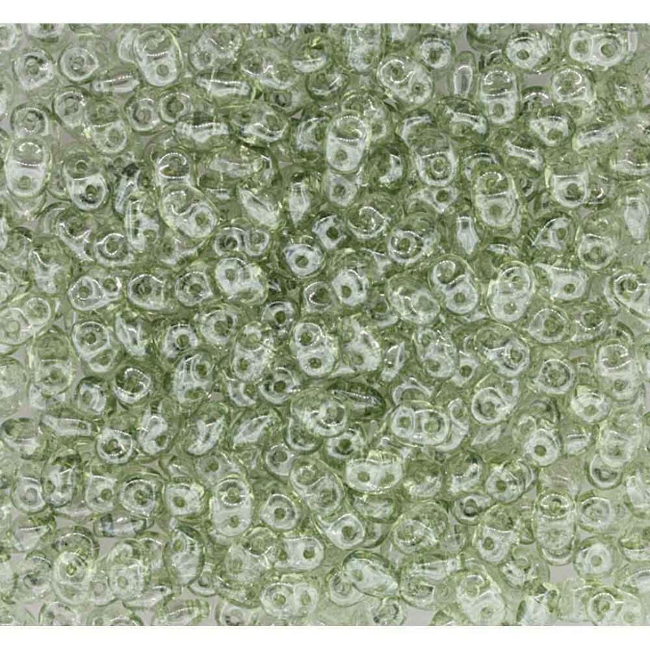Superduo 14457/00030 Crystal Green Luster
