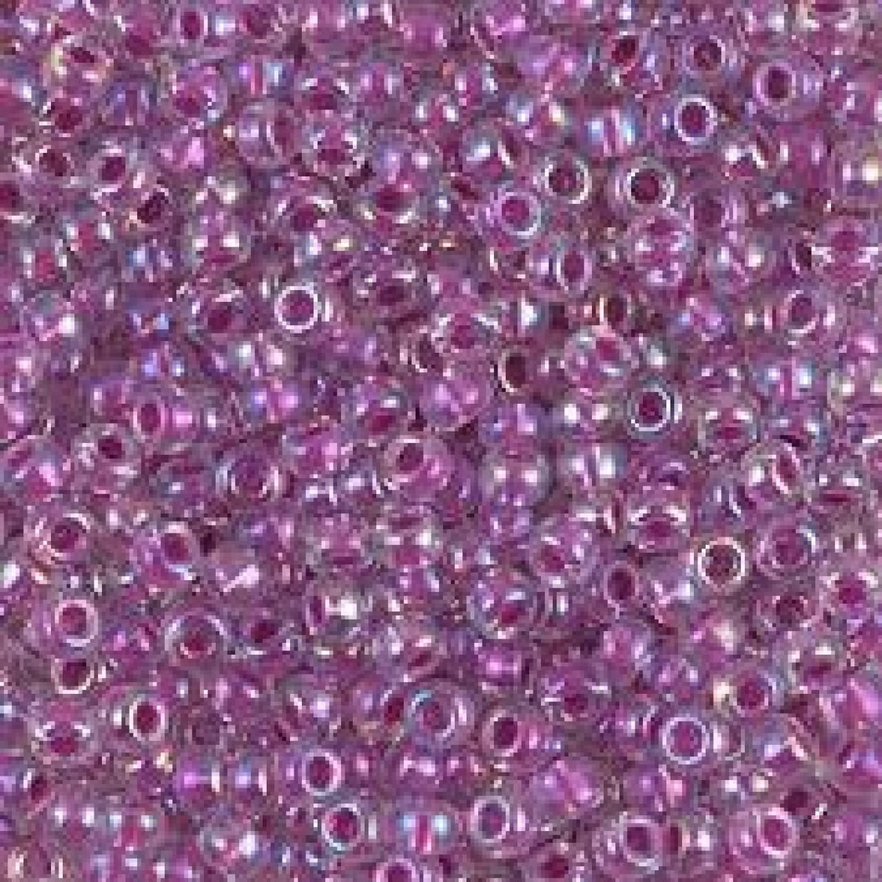 Margele De nisip Miyuki 11/0 0264 Rasberry Lined Crystal AB