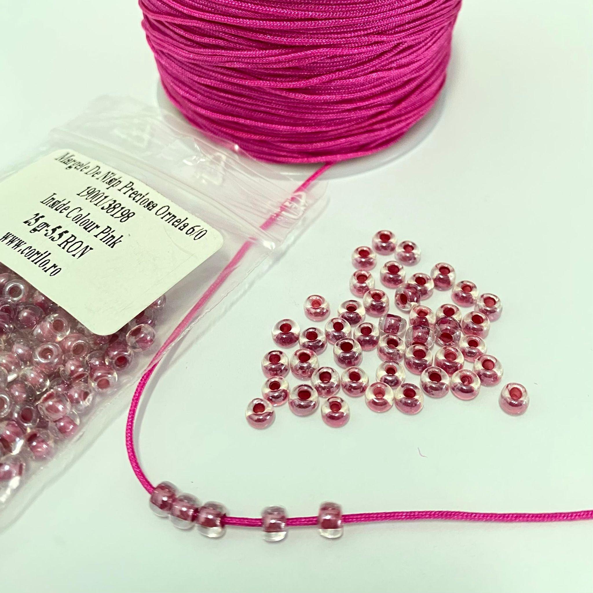 Snur 1mm Roz Fucsia La Metru — Imaginea 1