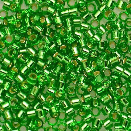 Delica 10/0 DB100046 Silver Lined Lt Green — Imaginea 1