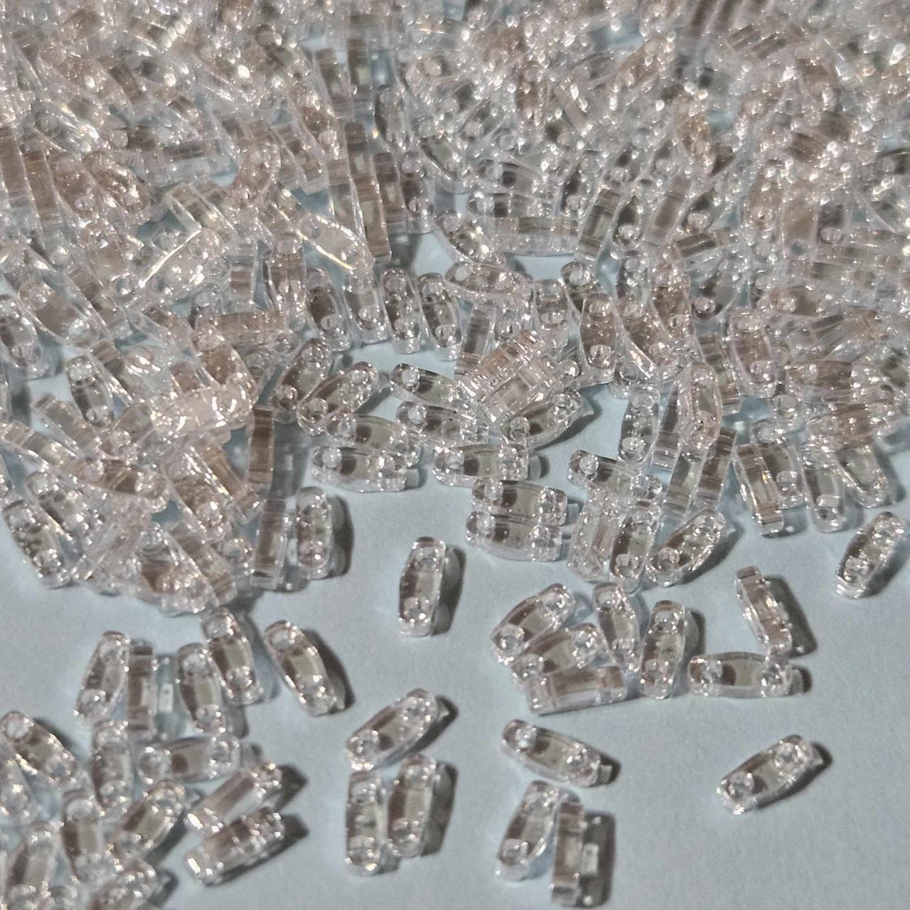 Miyuki Quarter Tila 0160 Crystal Lustered