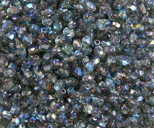 Margele Cehesti Fire-Polish 6mm 29636/00030 Crystal Bermuda Blue — Imaginea 1