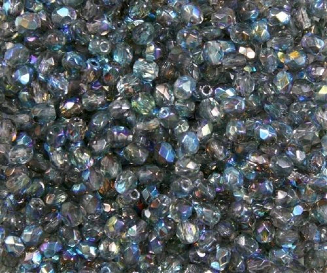 Margele Cehesti Fire-Polish 6mm 29636/00030 Crystal Bermuda Blue