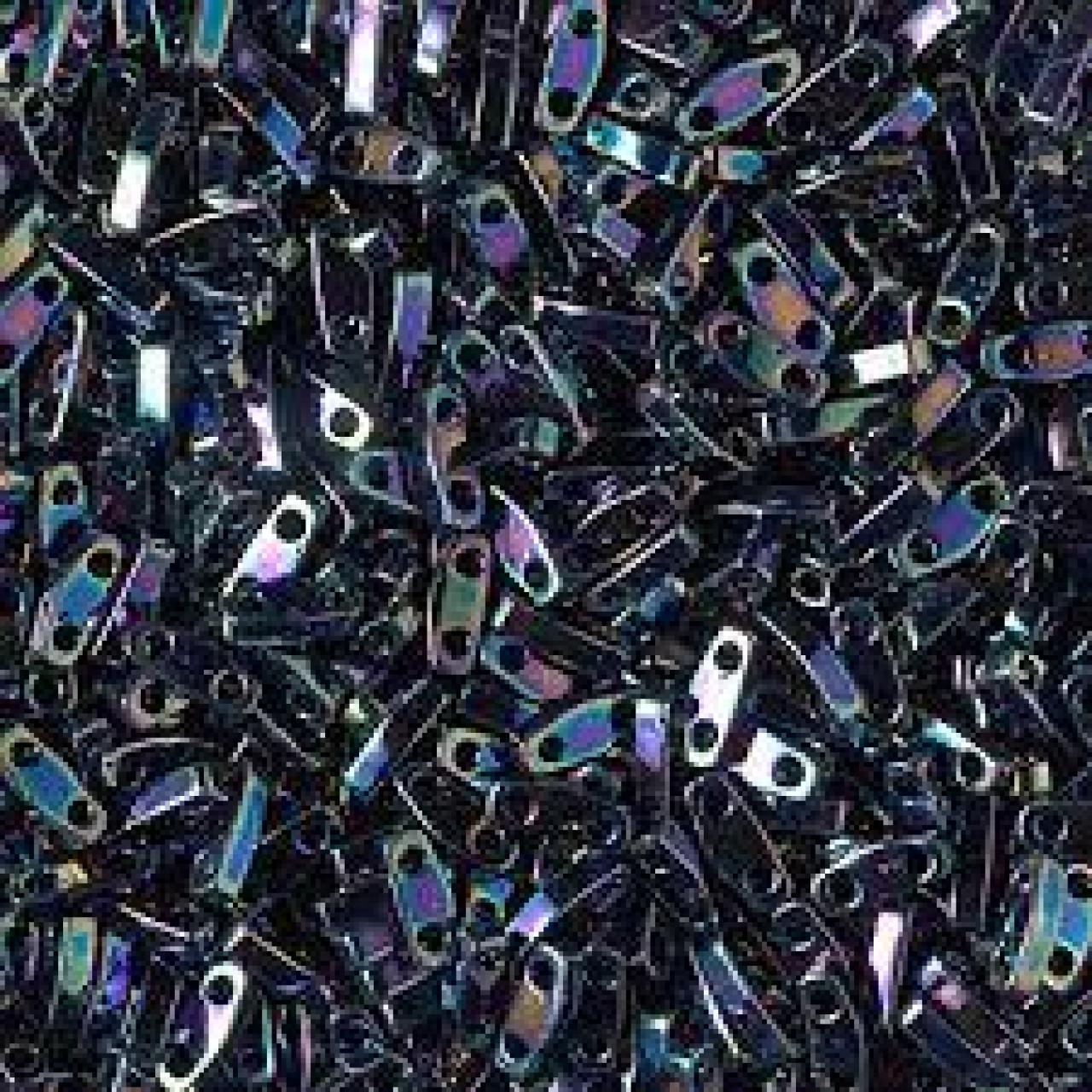 Miyuki Quarter Tila 0455 Metallic Variegated Blue Iris