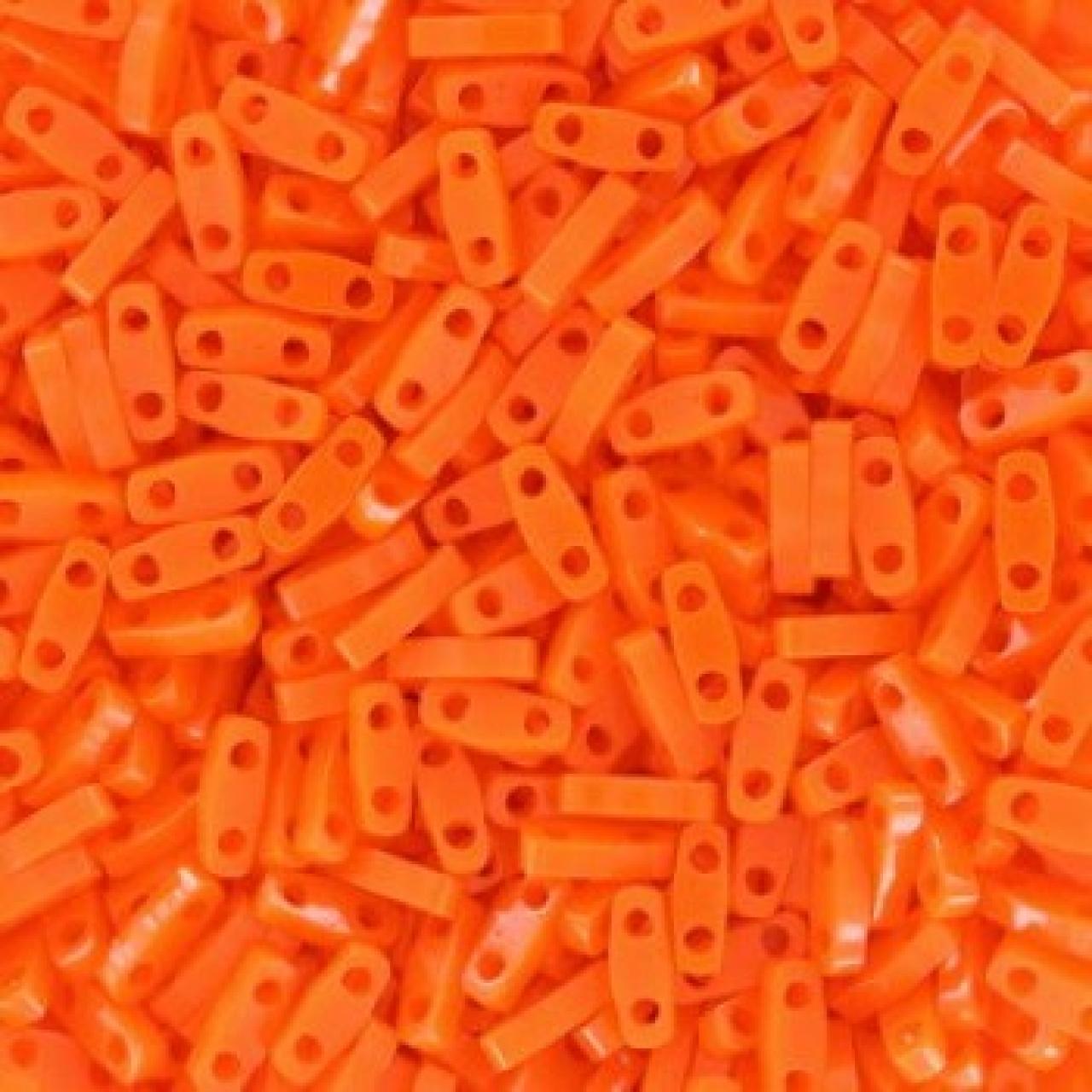 Miyuki Quarter Tila 0406 Opaque Orange