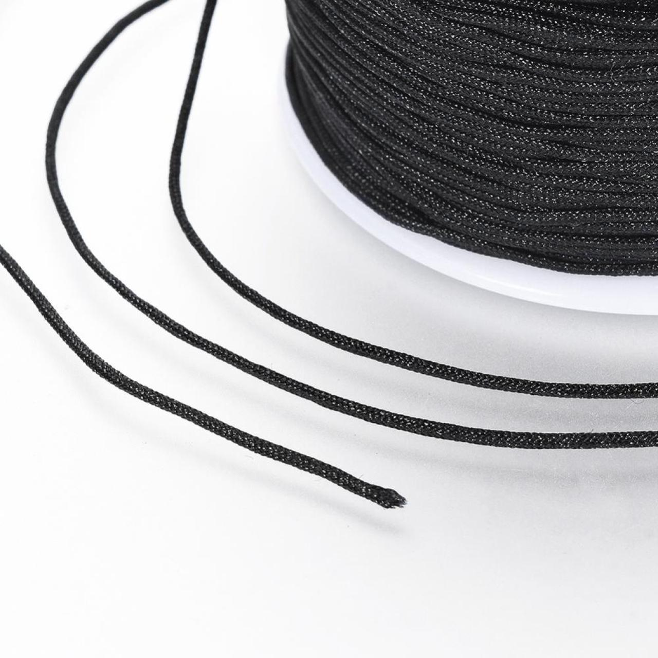 Bobina Snur Bratari 0.8mm Negru 100m — Imaginea 2