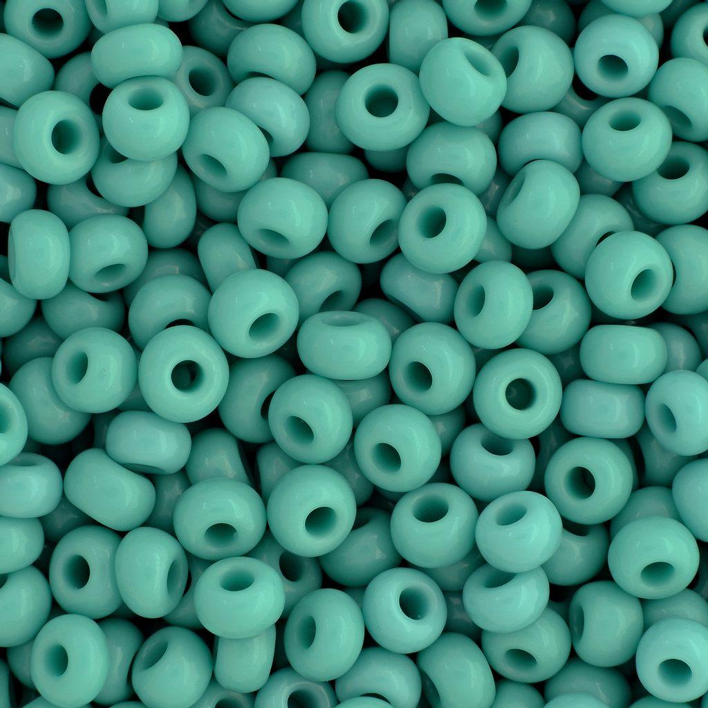 Margele de nisip Preciosa Ornela 9/0 19001/63130 Opaque Turquoise — Imaginea 1
