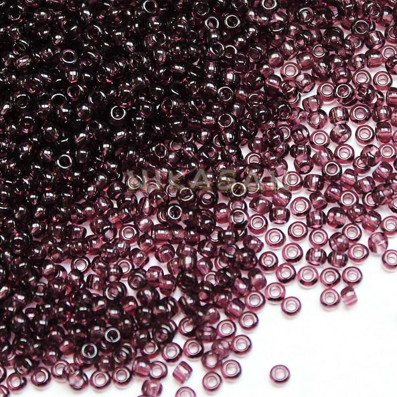 Margele de nisip Preciosa Ornela 8/0 19001/20080 Transparent Dark Amethyst — Imaginea 1