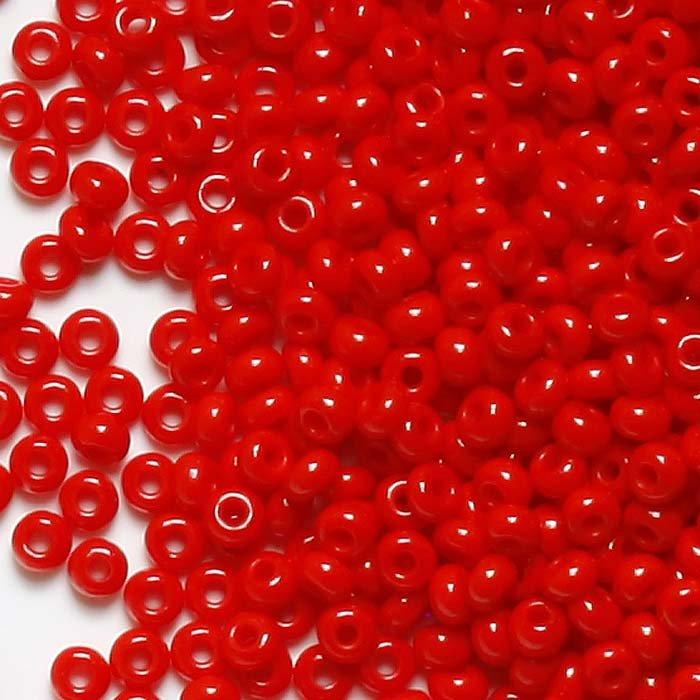 Margele de nisip Preciosa Ornela 9/0 19001/93170 Opaque Light Red — Imaginea 1