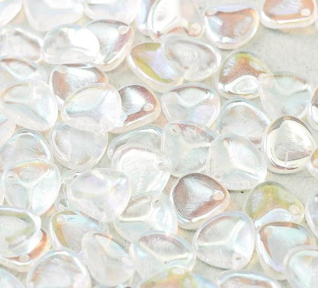 Margele Rose Petals 8x7mm 28701/00030 Crystal AB