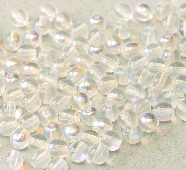 Margele Fire-Polish 8mm 28701/00030 Crystal AB — Imaginea 1