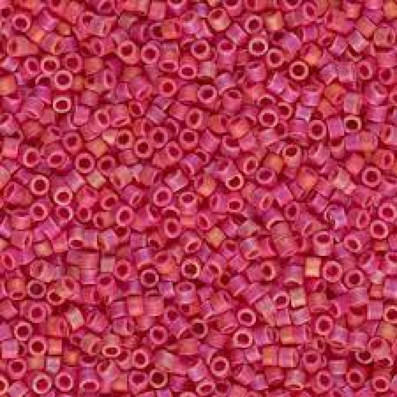 Delica 10/0 DB0874 Matted Op. Red AB