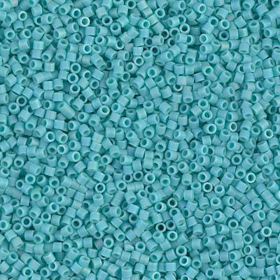 Delica 11/0 DB1595 Matted Opaque Sea Opal AB — Imaginea 1