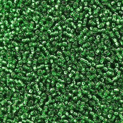 Margele Toho 8/0 0027 Silver-Lined Grass Green — Imaginea 1