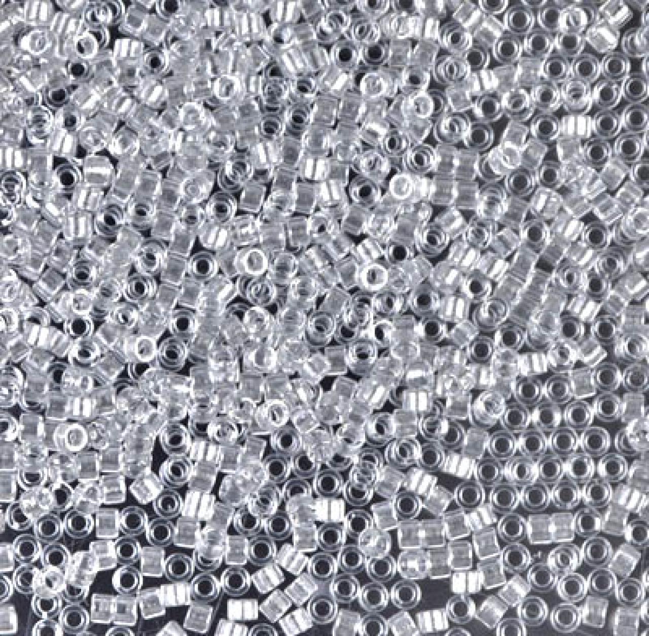 Delica 10/0 DB100271 Galvanized Crystal