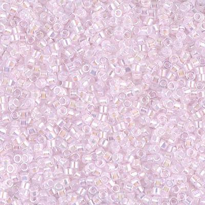 Delica 11/0 DB0055 Lined Pale Pink AB — Imaginea 1