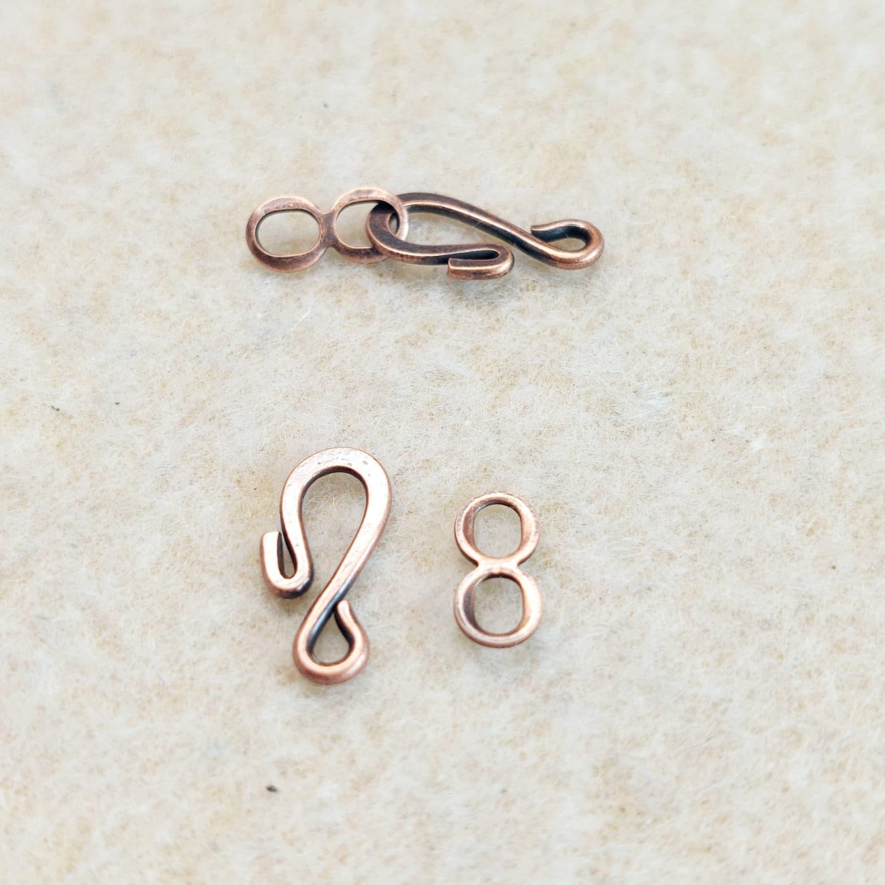 Inchizatoare Hook&eye Placat Cu Cupru — Imaginea 1