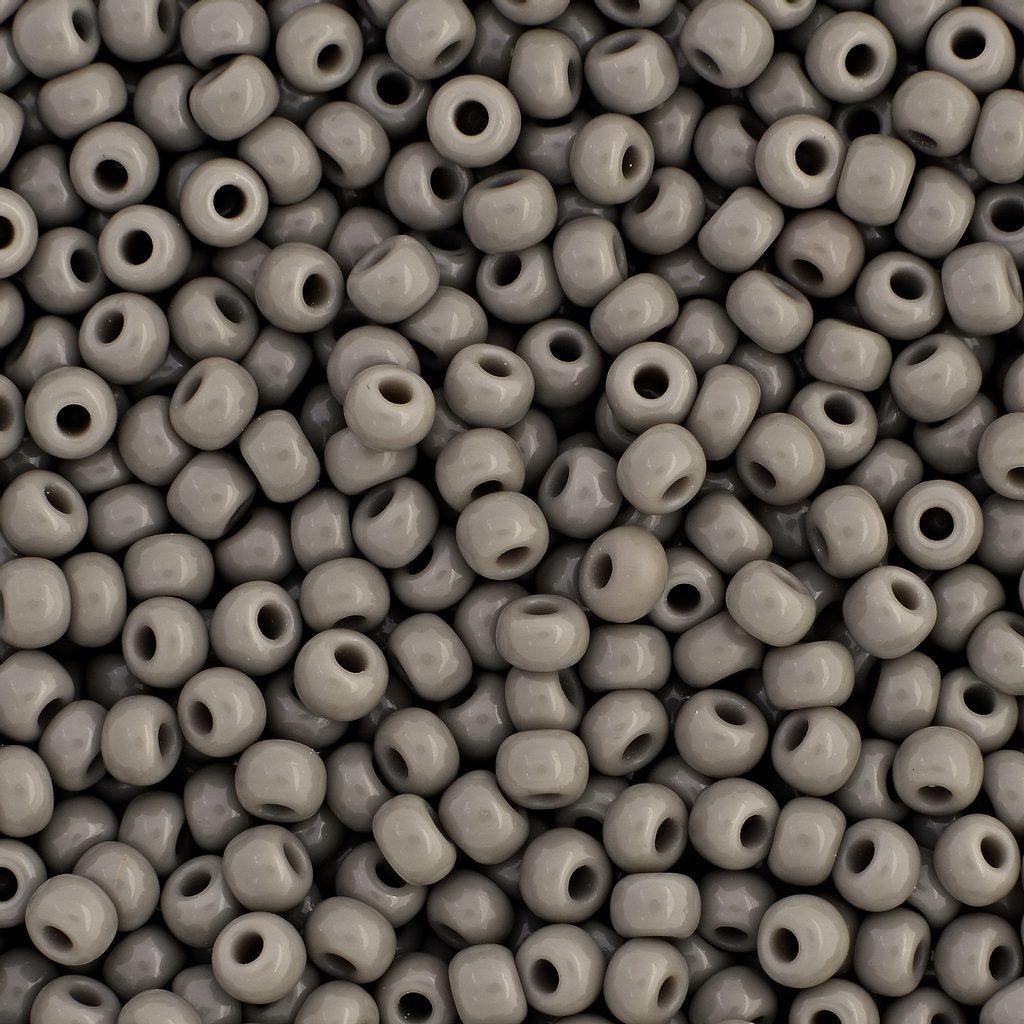 Margele de nisip Preciosa Ornela 6/0 19001/43020 Opaque Grey — Imaginea 1