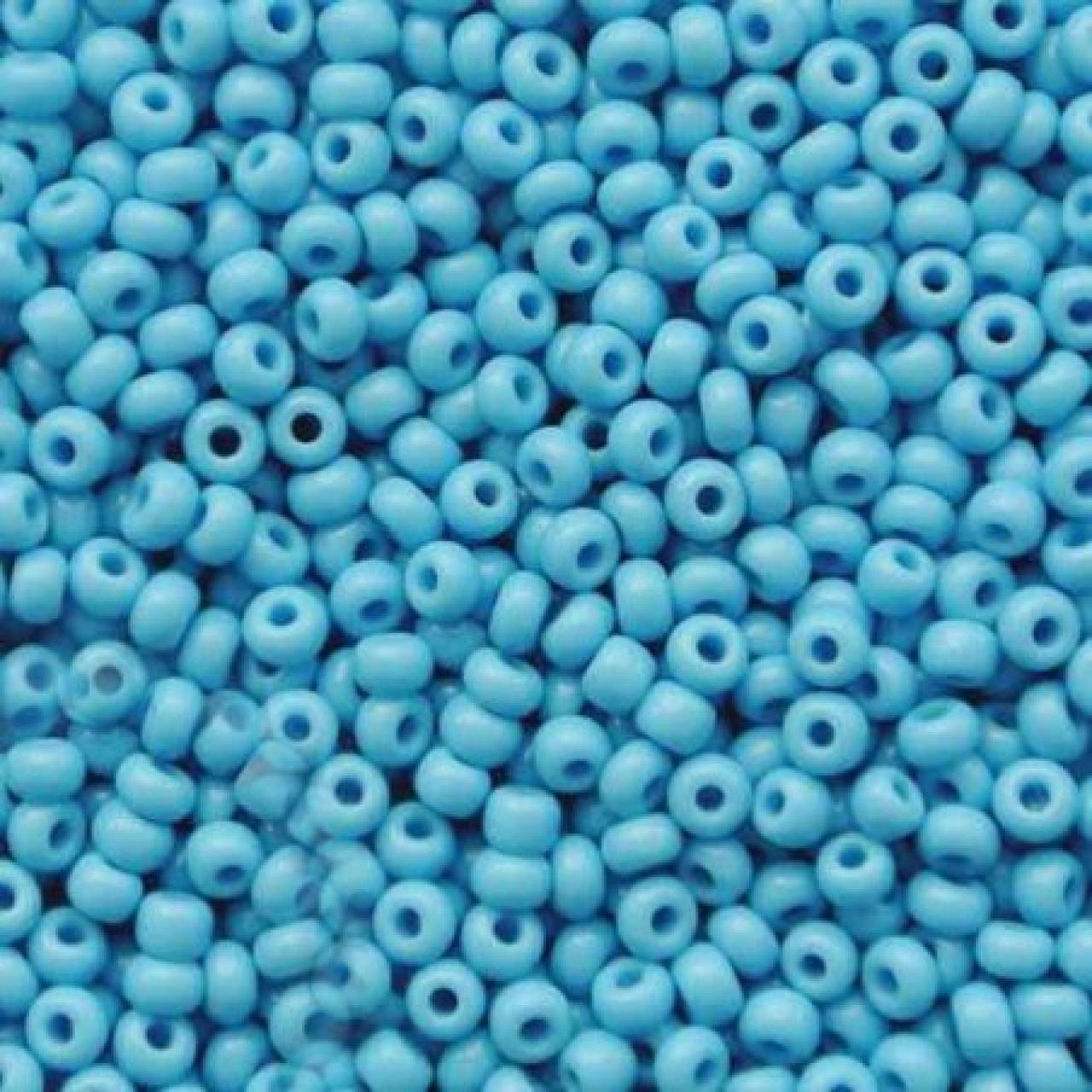 Margele de nisip Preciosa Ornela 8/0 19001/63020 Opaque Blue Turquoise