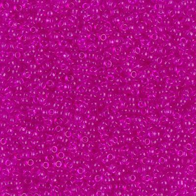 Margele De Nisip Miyuki 15/0 1310 Dyed Transparent Fuchsia — Imaginea 1