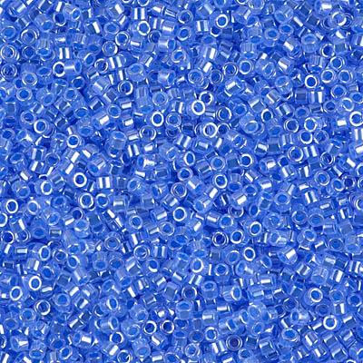 Delica 10/0 DB100240 Lined Crystal Sapphire Luster — Imaginea 1