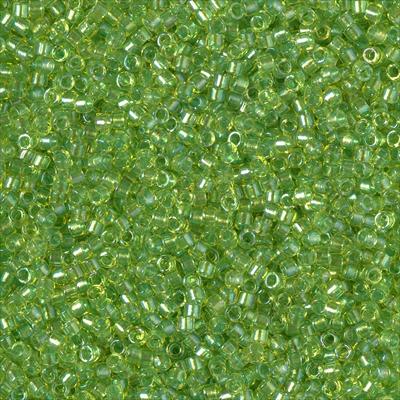 Delica 11/0 DB2376 Fancy Lined Celery — Imaginea 1