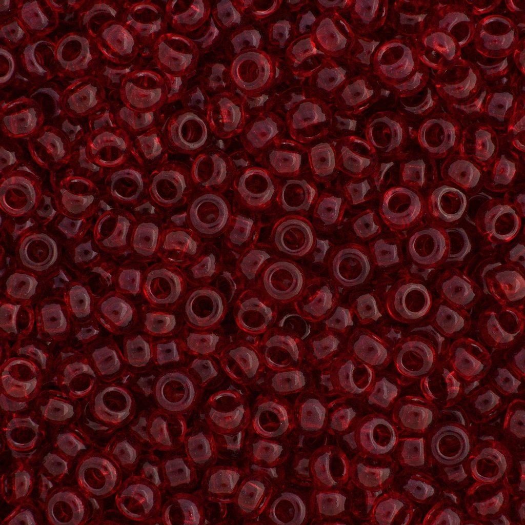 Margele De Nisip Preciosa Ornela 6/0 19001/90120 Transparent Ruby — Imaginea 1