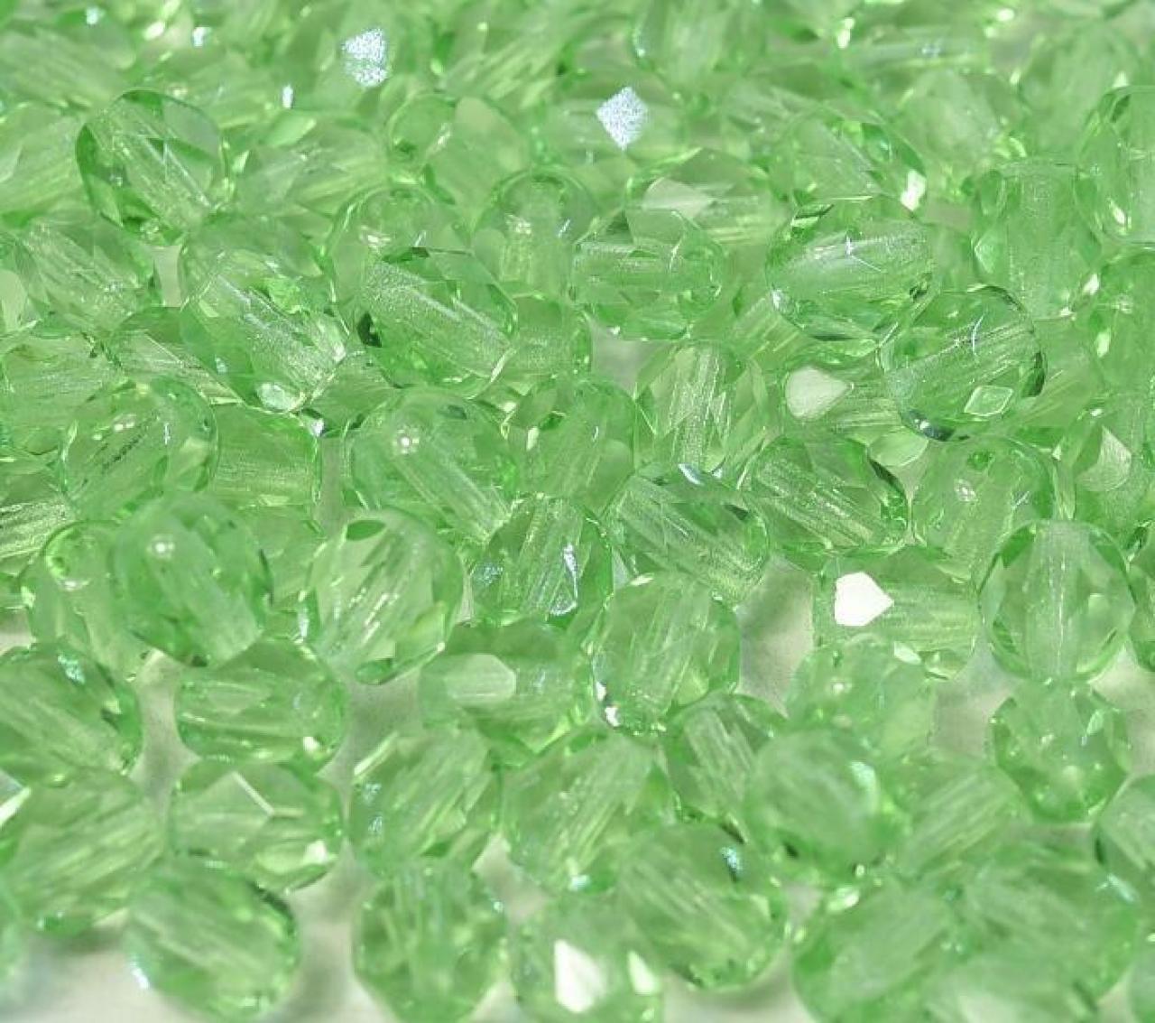 Margele Cehesti Fire-Polish 3mm 50500 Lt Peridot