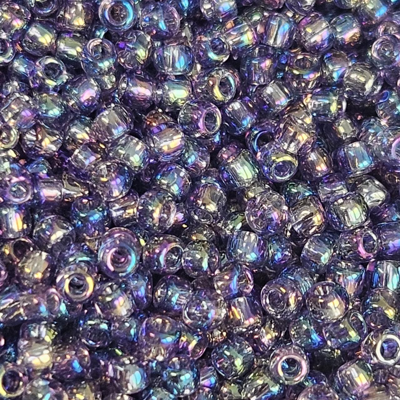 Margele Toho 11/0 0166D Transparent Rainbow Tanzanite