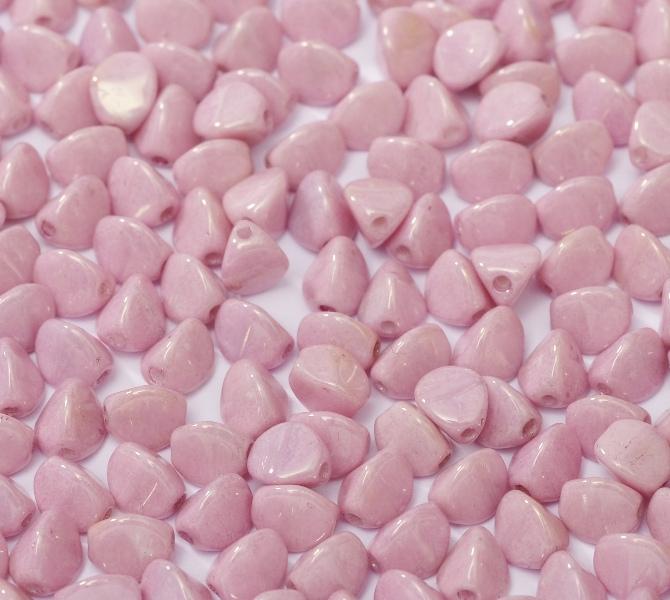 Margele Pinch 5x3mm 14494/03000 Chalk White Lila Luster Pink — Imaginea 1