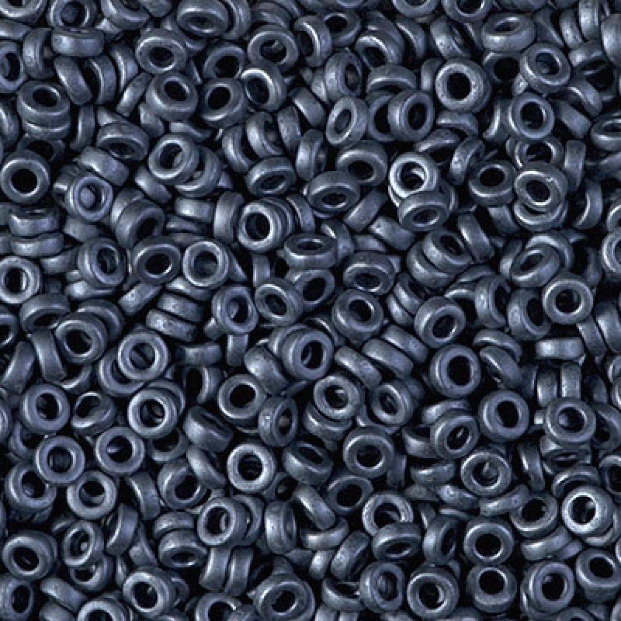 Miyuki Spacer 2,2x1 2001 Matted Gunmetal