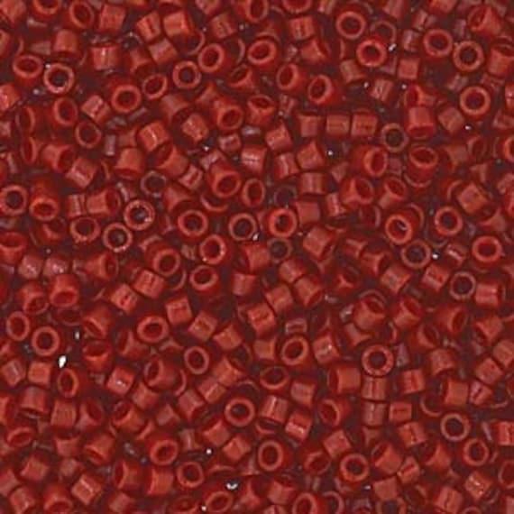 Delica 11/0 DB2120 Duracoat Op. Maroon — Imaginea 1
