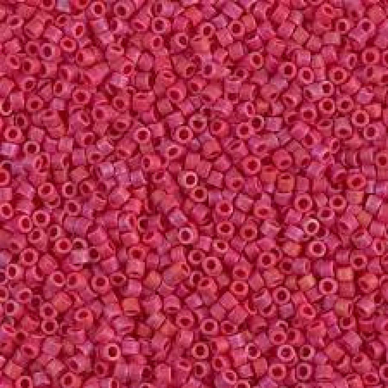 Delica 10/0 DB100362 Opaque Red AB Matted
