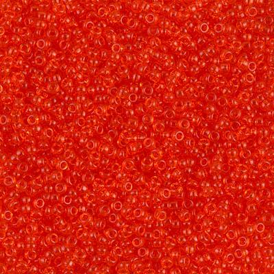 Margele de nisip Miyuki 15/0 0139 Transparent Tangerine — Imaginea 1