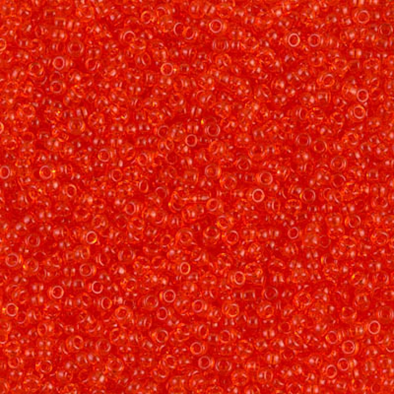 Margele de nisip Miyuki 15/0 0139 Transparent Tangerine