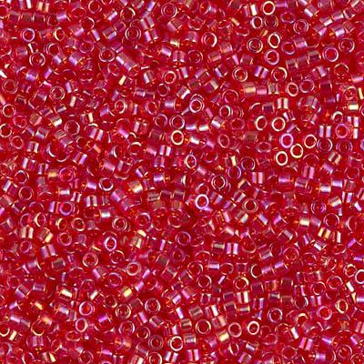 Delica 10/0 DB100172 Transparent Lt. Siam AB — Imaginea 1
