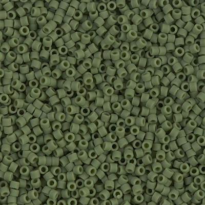 Delica 11/0 DB1585 Matted Op. Avocado — Imaginea 1