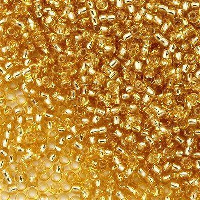 Margele Toho 8/0 0022 Silver Lined Lt.Topaz — Imaginea 1